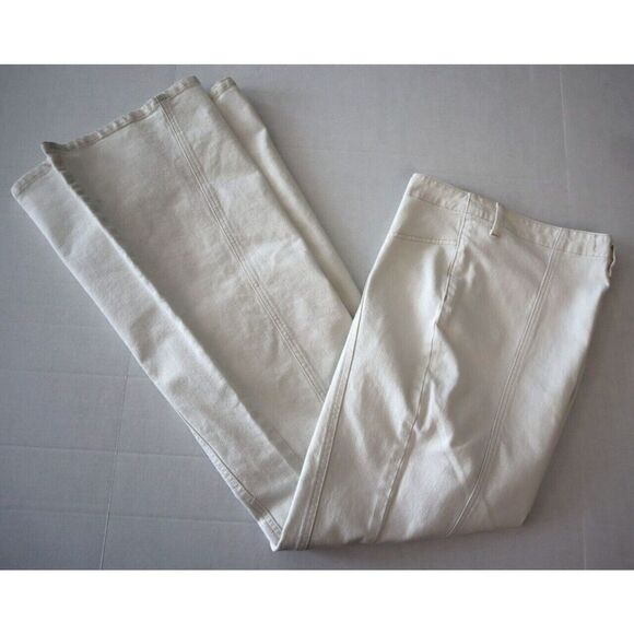 We The Free x FP OB1347765 Women's Sz 33 Ivory Just Float On Flare Jeans - Picture 9 of 9